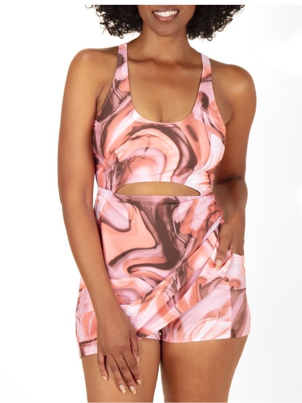 Outdoor Voices Scoop Neck Cutout
Swim Dress Sz XXL - NWT